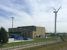 Außenansicht des Standort-Zwischenlagers am Kernkraftwerk Brunsbüttel (Quelle: BASE) Außenansicht des Standort-Zwischenlagers am Kernkraftwerk Brunsbüttel