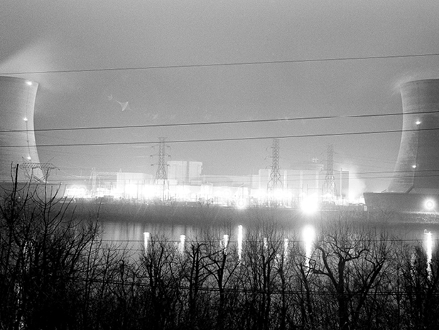 Das Kernkraftwerk Three Mile Island bei Harrisburg (Pennsylvania, USA) (BildMitLangbeschreibung)